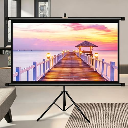 Pantalla retráctil para proyector 60 pulgadas 4:3 miniatura 1