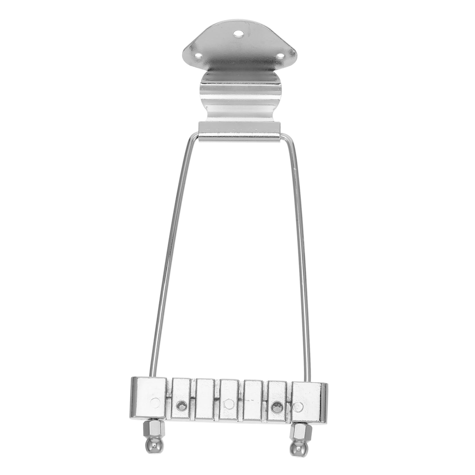 BESPORTBLE Professional Silver Guitar Tailpiece for String Guitars Durable String Spacing Replacement Upgrade for Old Broken Parts