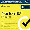 Norton 360 Deluxe 2025 |5 appareils | 12 mois |Téléchargement