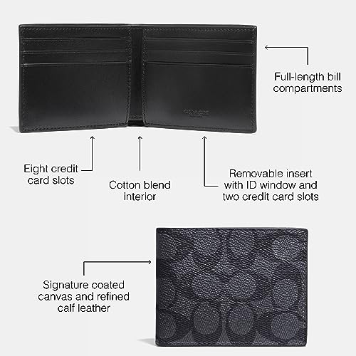 Coach Slim Billfold in Signature3