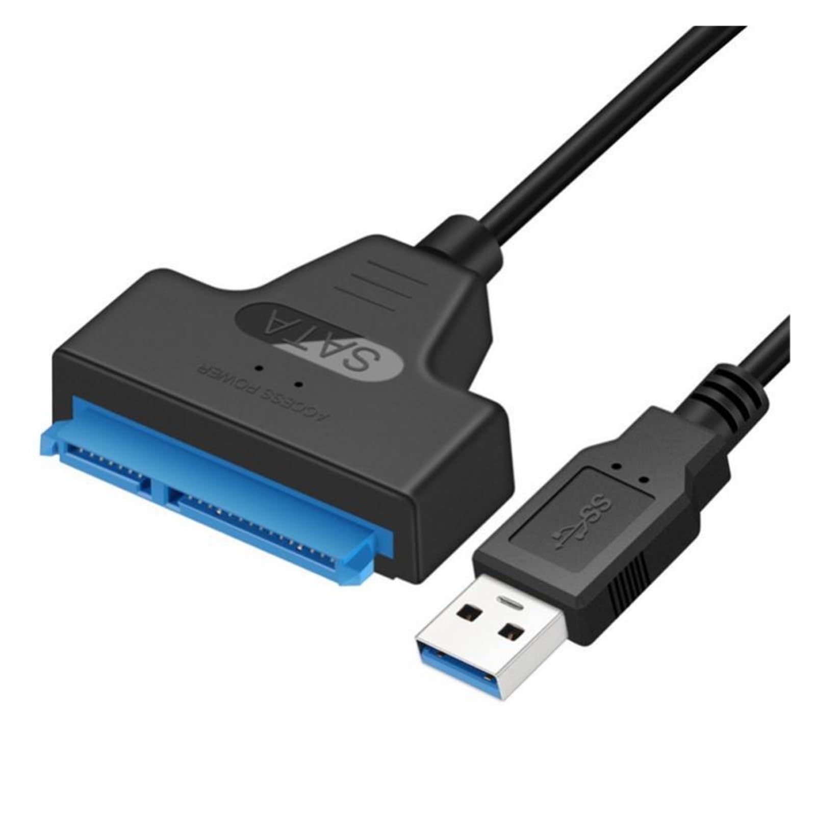 Cavo USB SATA ad alta velocità Lettore di hard disk esterno 2.5 HDD SSD Adattatore per disco rigido 20 cm/32 cm USB 3.0/2.0 per opzionale (20 cm USB 2.0 grigio)