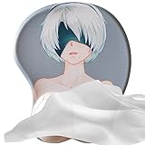 Pretty 3D Mouse Pad - Cute Office and Gaming Mousepad With Wrist Support - Sexy Anime Kawaii Design