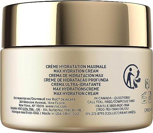 RoC - Retinol Correxion Line Smoothing Max Daily Hydration - Intensive Anti-Wrinkle & Anti-Aging Moisturiser - 48-Hour Moisture - Hyaluronic Acid & Pure RoC Retinol - 50 ml - Image 4