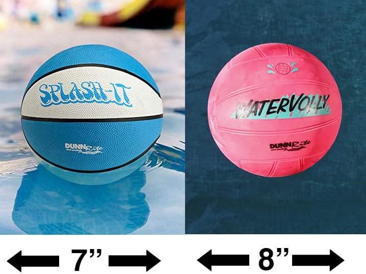 Clear Shot Poolside Basketball and Volleyball Combo Set