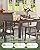Vexwalx 7-Piece Outdoor Dining Set, Aluminum Dining Table Set for 6, Patio Table and Chairs Set with Umbrella Hole, All Weather HDPS Outdoor Table and Chairs for 6 (Charcoal)