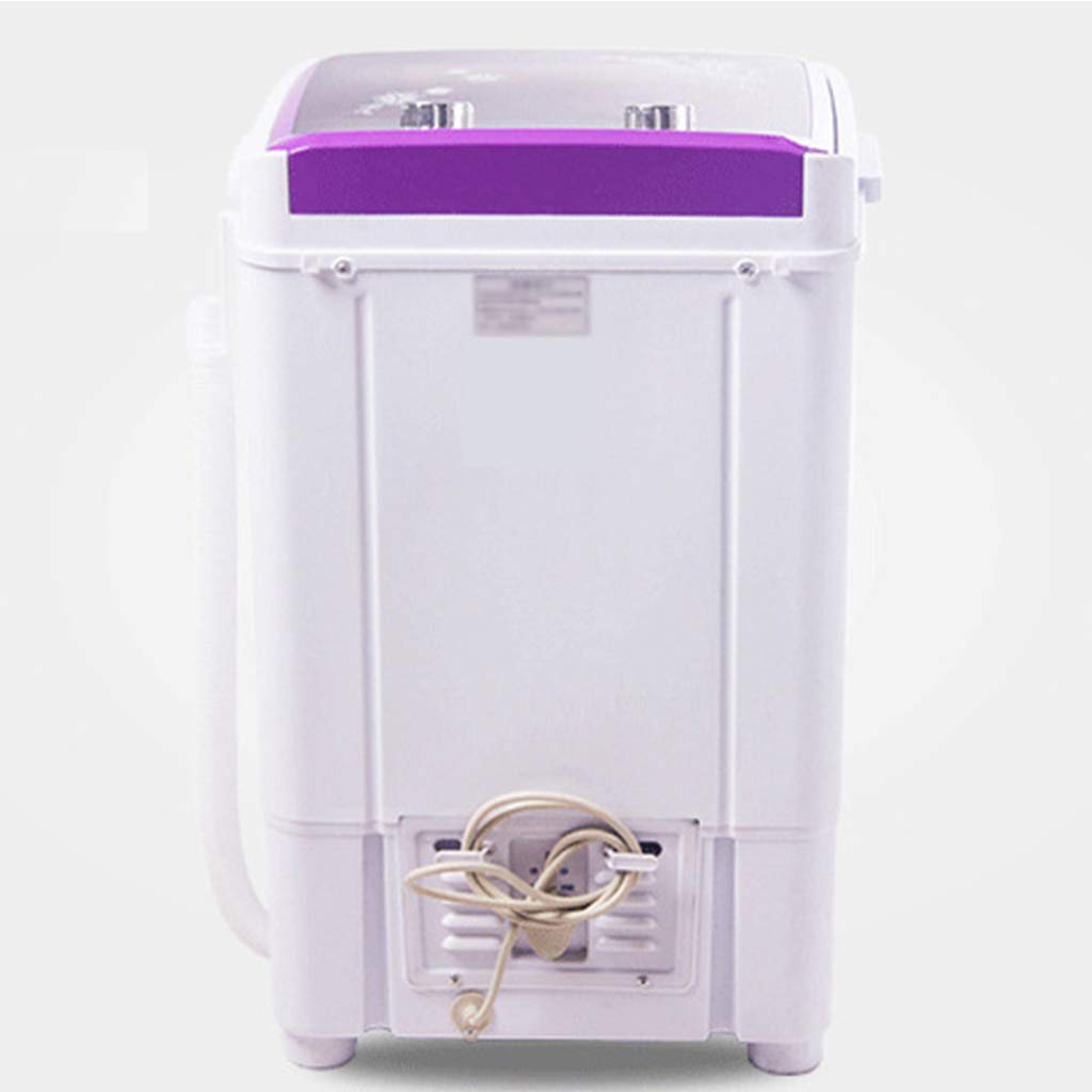 Mini 7KG Elution 2-En-1 Carga Superior Solo Barril Lavadora Semiautomática Portátil,Ultra Silenciosa, Adecuada para Acampar En Coche, Dormitorio, Balcón