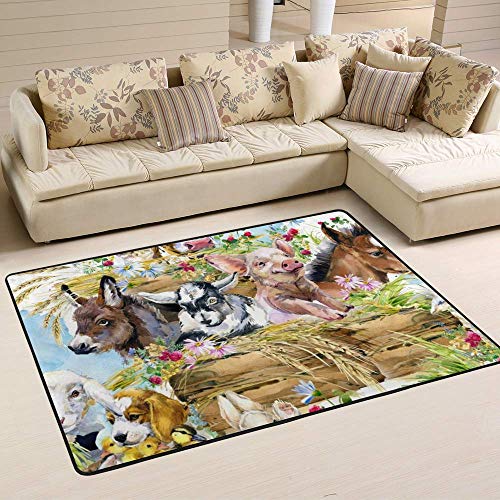 Tapis de ferme 152x99 cm Ruchen pour protéger le sol du salon - 6