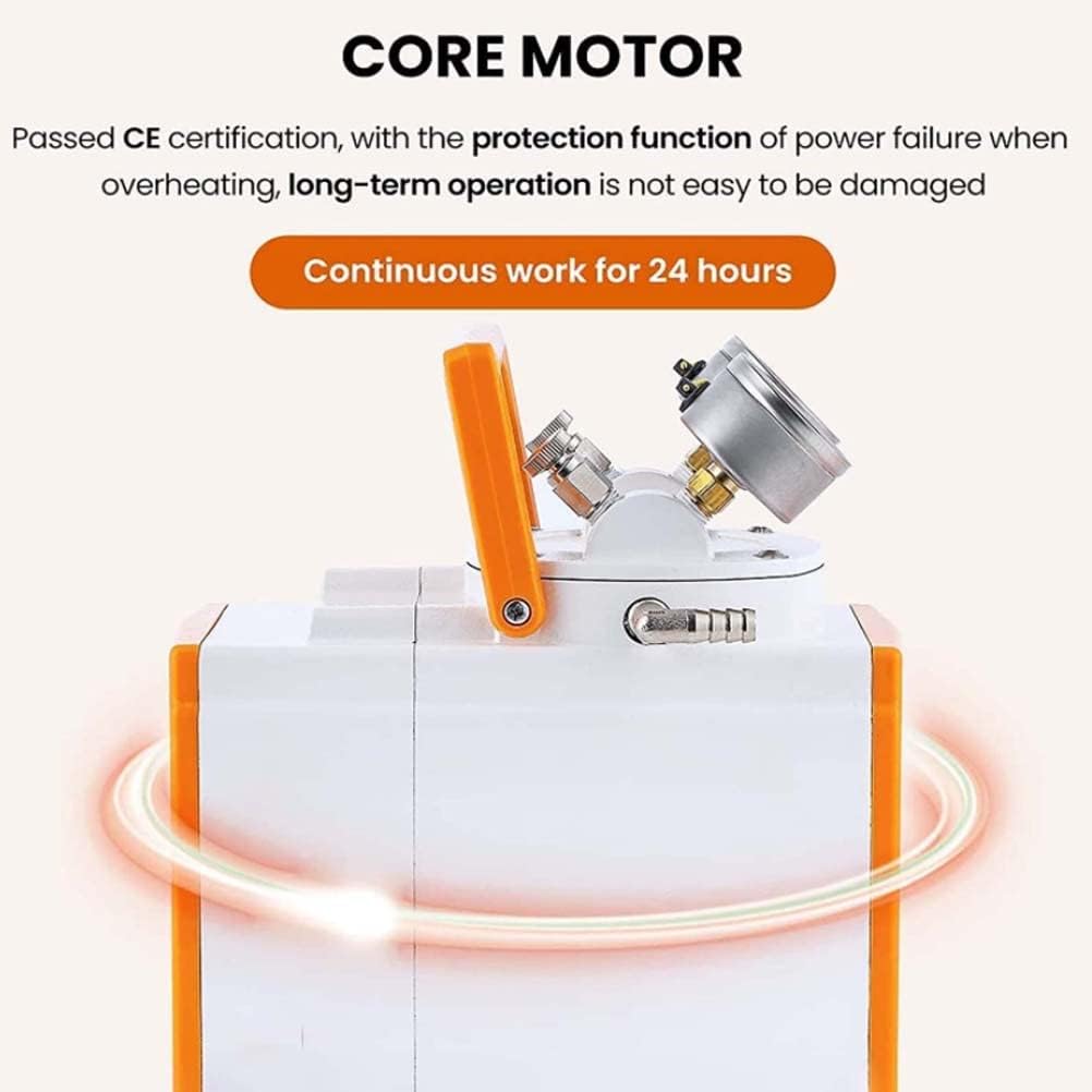 Diaphragm Vacuum Pump Oil Free Pump Industrial Lab 20L/min 0.08MPa Mini Vacuum Pump