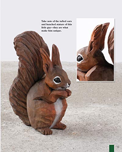 Whittling Flat-Plane Animals: 15 Projects to Carve with Just One Knife (Fox Chapel Publishing) Easy Woodcarving Designs for Reindeer, Bears, Ravens, Hares, and More; Beginner to Intermediate Projects - Image 7