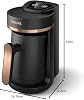 Philips 5000 Series Turkish Coffee Machine, Roasted Turkish Coffee Cooking Function, Easy to Use Touch Keys Black & Copper, HDA150/60