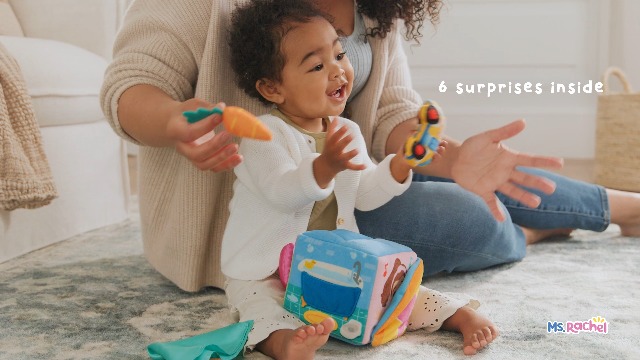 Ms. Rachel Boîte Apprentissage – Peluches, Activités Sensorielles – 0-2 Ans – Officiel