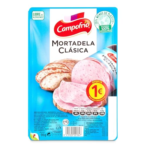 Campofrío - Lonchas de mortadela clásica, 95g
