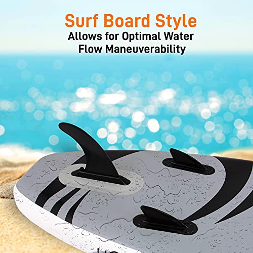 Serenelife Stand-Up Inflatable Paddle Water Fin - For Free-Flow Inflatable Sup Stand-Up Paddle Board Models Slsupb06, Slsupb08, Slsupb105, Slsupb125, Slsupb135 & Slsupb145 -Prtslsunewfin5 #TOP4