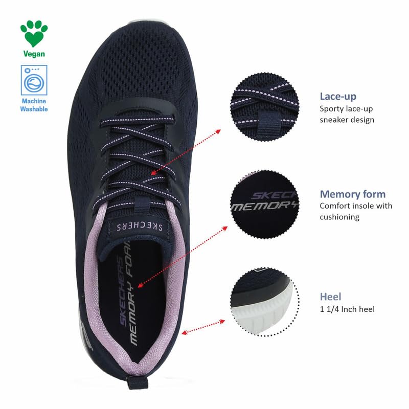 Image of Skechers Women Lace Up Sneaker Shoes