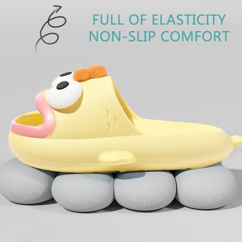 Tongue Slippers Fish Cloud Slides for Women Men Animals Slippers Open Toe Slide Sandals Fish Flops Summer Non-Slip Beach Shower Shoes4