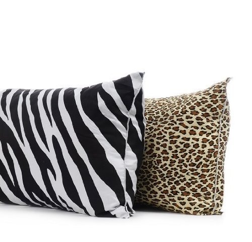 BlowOut Bedding Multiple Colors - Animal Print Body Pillow Protectors- 21