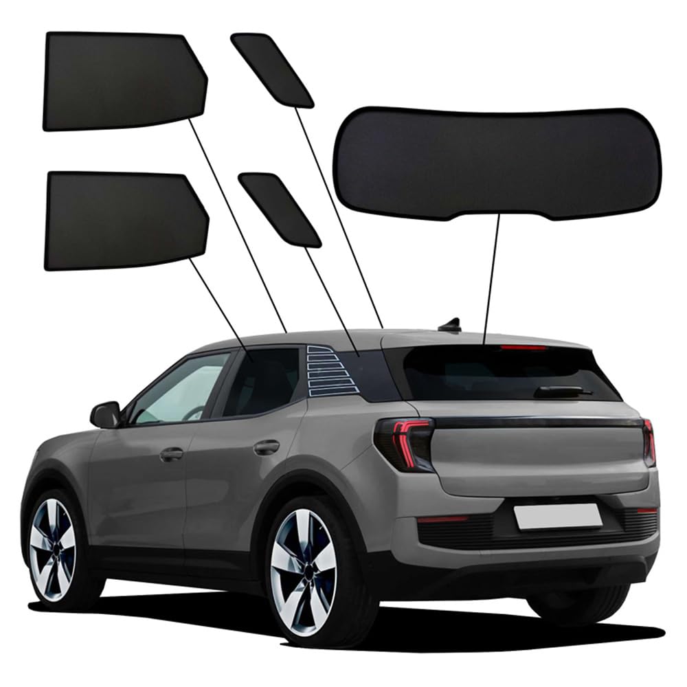 SunClip Privacy & Sun protection compatible with Ford Explorer EV (CX740) 2024-