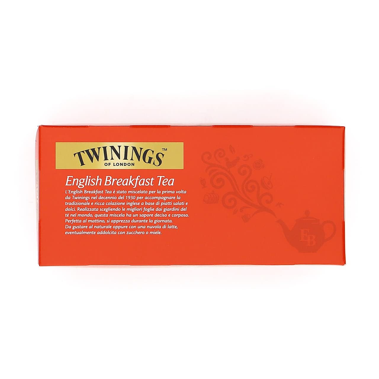 Twinings, English Breakfast Tea Sfuso, Classica Miscela di Tè Neri Selezionati, Gusto Deciso e Corposo, Infusi e Tisane, 8 Confezioni Convenienza da 100g (800g totali)