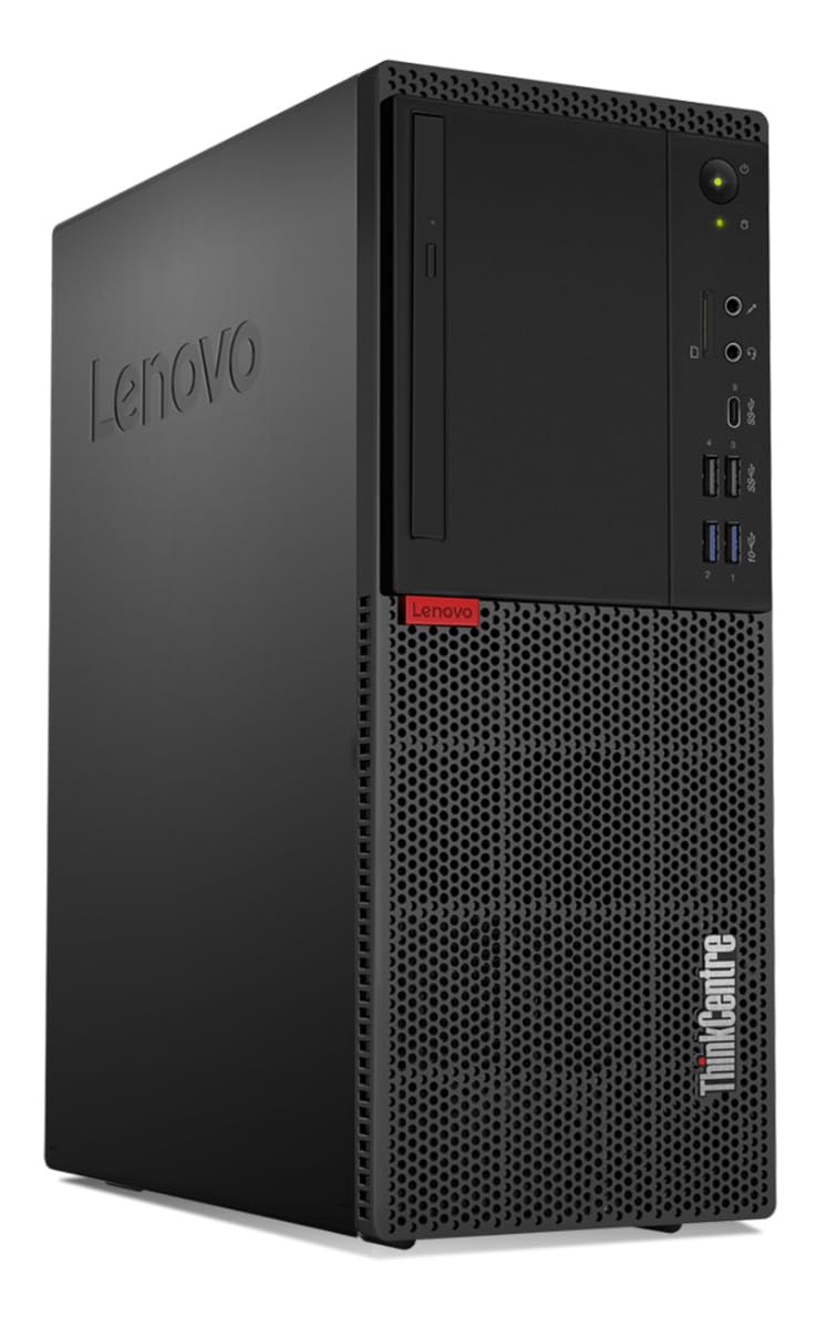 Lenovo ThinkCentre M720t, Intel Six Core i5 8400, 8GB RAM, 256GB SSD, DVD Brenner, Windows 11 Pro, GDATA Internet Security, Computer Tower PC (Generalüberholt)