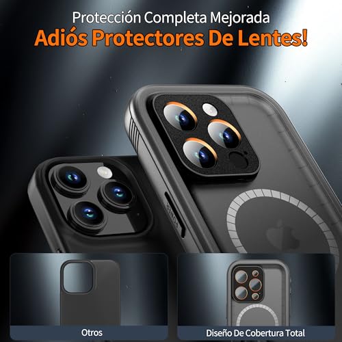 Carcasa militar iPhone 13 Pro Cozycase con sellado estanco integral negro 6