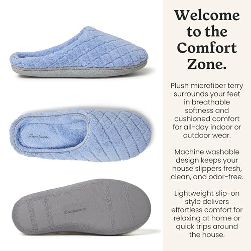 Image of Leslie Terry Clog House Shoes with Memory Foam, Indoor Slippers with Wide Widths