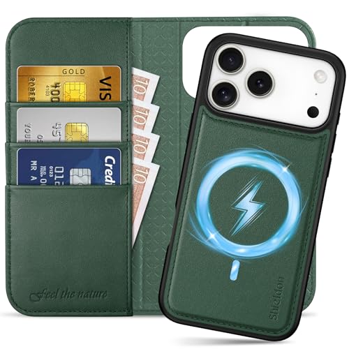 SHIELDON iPhone 17ProMax Ή 蒠^P[X 2in1 {vU[ 6.9C` 5G J[h[ [RFIDubLO] OR Jo[P̃CX[d uX^h@\ Xgbvt Ռz ACz 