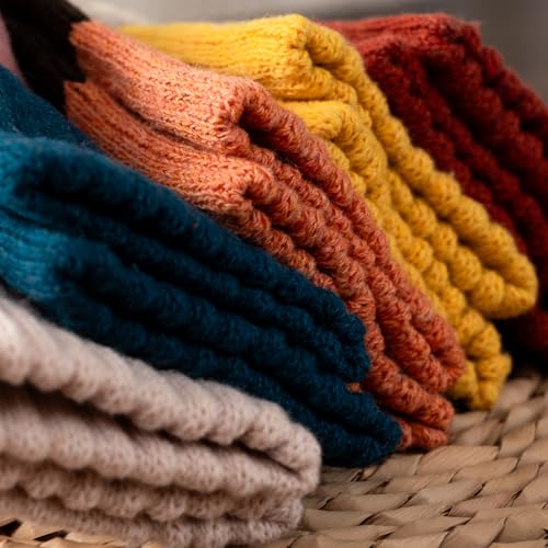 Wool Socks 5 Pairs Thickened Warm Winter Socks Cozy Gifts for Women Christmas Warmth Socks2