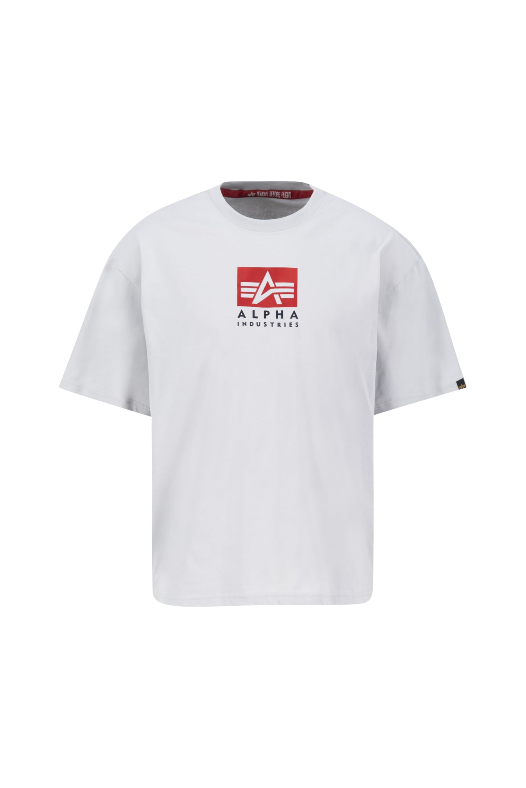 Alpha Industries Gris Satin Logo T-Shirt