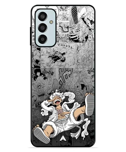 Image of Premium Anime 2 Case for Samsung Galaxy F13 4G (Glossy Finish) Soft-Touch Metal TPU Back Cover, Shockproof, Designer, Aesthetic Mobile Phone Case