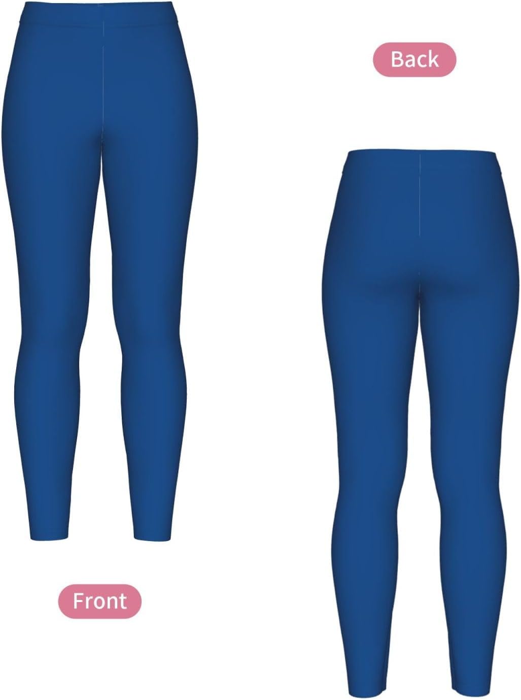Estoril Blue Stretch Leggings,Opaque Printed Elasticity Pants for Workout | Tummy control,Comfortable and breathable,Not tie your legs tightly