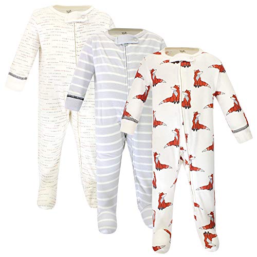 Image of Touched by Nature Baby Girls' Organic Cotton Sleep and Play