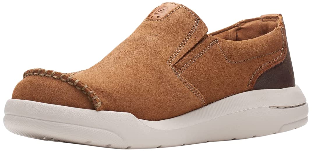 Clarks Mens Driftway Step Tan Suede Slip On Shoes-6 UK (26163856 (B09NR9NMNX) Amazon Price History, Amazon Price Tracker