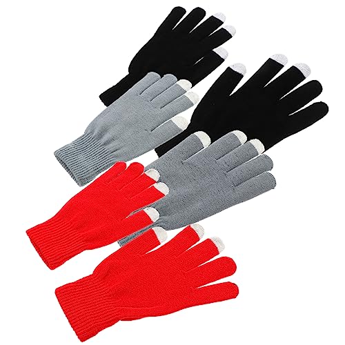 GALPADA Winter Full Cover Touch Screen Gloves for Men Women Windproof Riding Gloves with Lining for Outdoor Activities