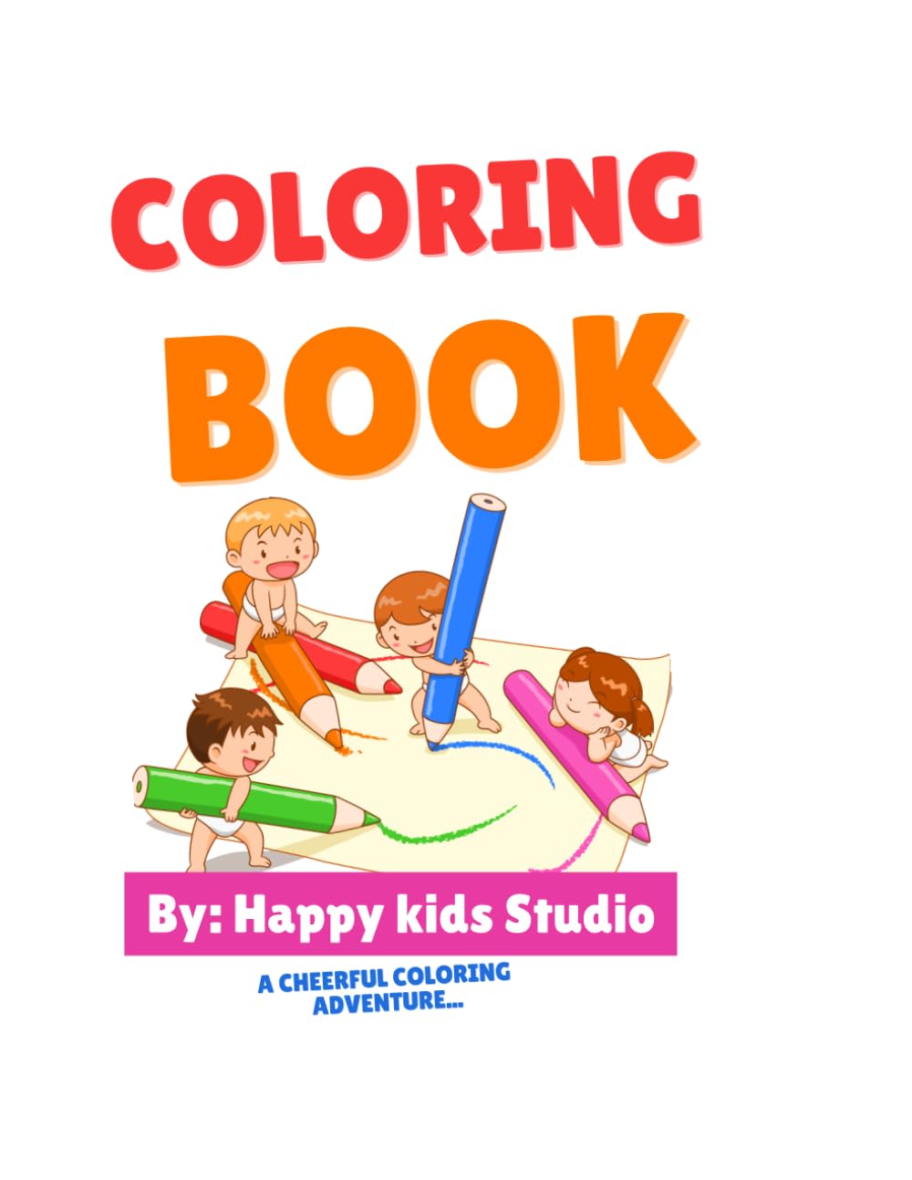 Cute Fruits Coloring Book for Kids
