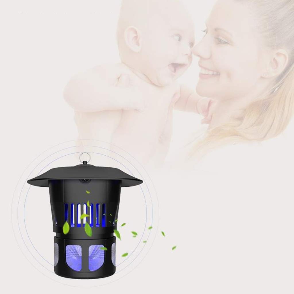 Trampa para Mosquitos Lámpara Led para Matar Mosquitos Ac220V UV Púrpura Bug Zapper Pest Bug Killer Trap Jardín Patio Lámpara Led para Matar Mosquitos de Viaje