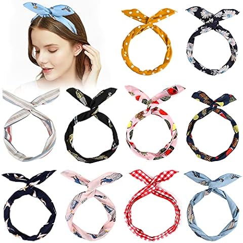 Dadabig Vintage Twist Bow Headbands Cover