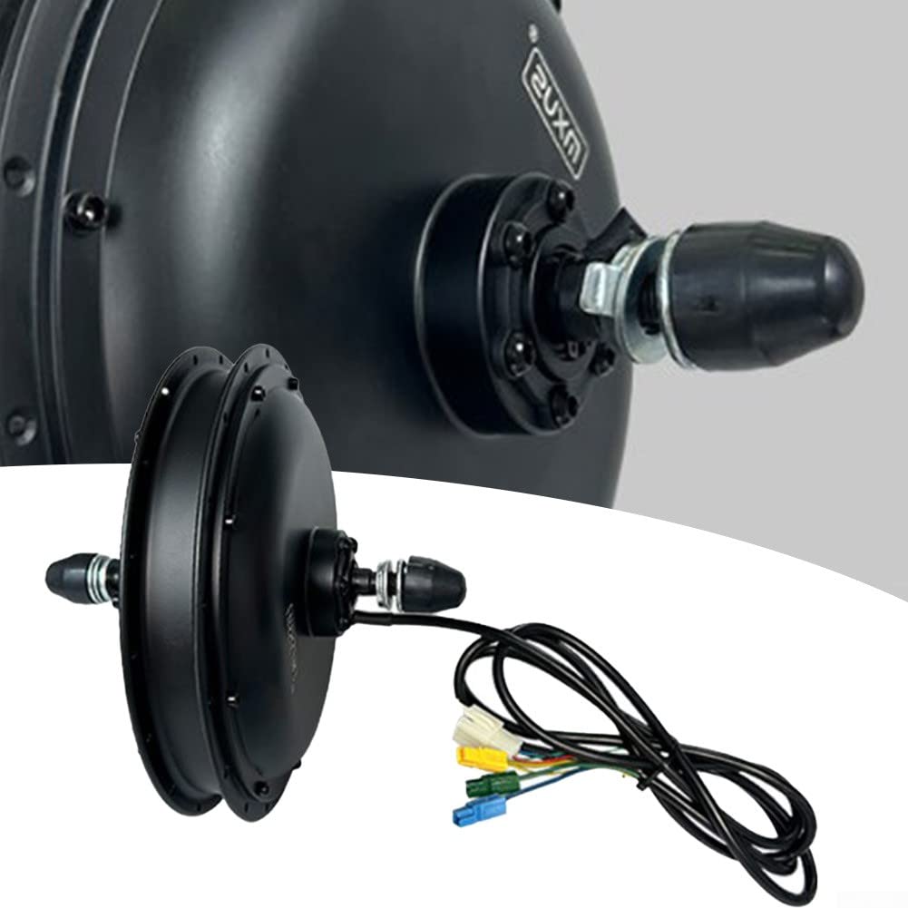 MXUS Lot de 2 moteurs de moyeu de vélo électrique sans engrenage 48 V 1000 W avant + arrière 50,8 à 71,1 cm