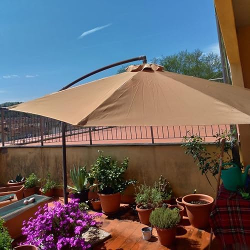 Toldo de repuesto para sombrilla que soluciona lona rota y protege de lluvia y sol 6