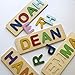 Name Puzzle for Kids Personalized, Wooden Name Puzzle Gifts, Up to 12 Letters Custom Early Learning Toys for Baby Boy & Baby Girl, Educational Toys, Gifts for Baby, One Year Old Birthday Gifts