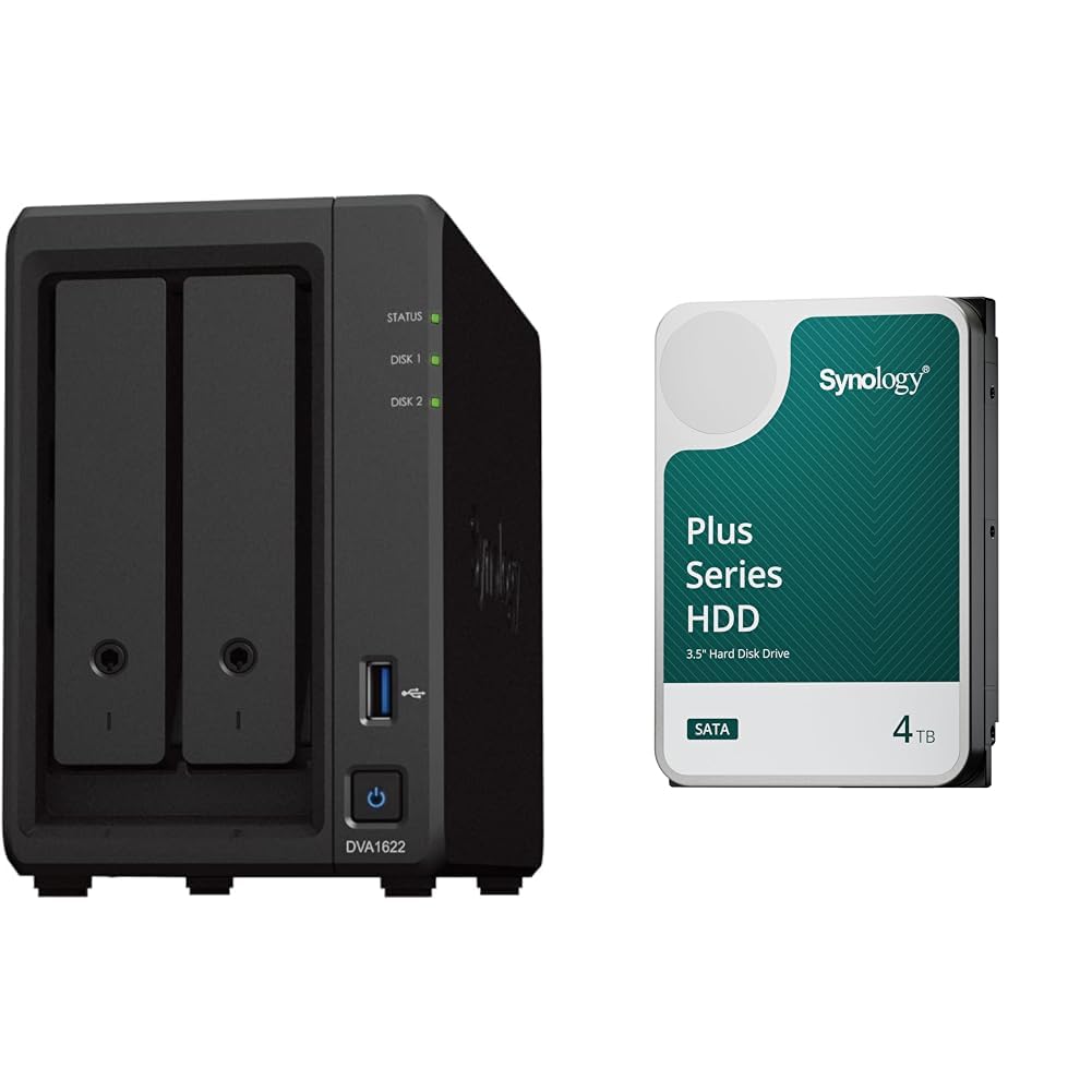 Synology DS220+ NAS 本体と付属品HDD4TB付き