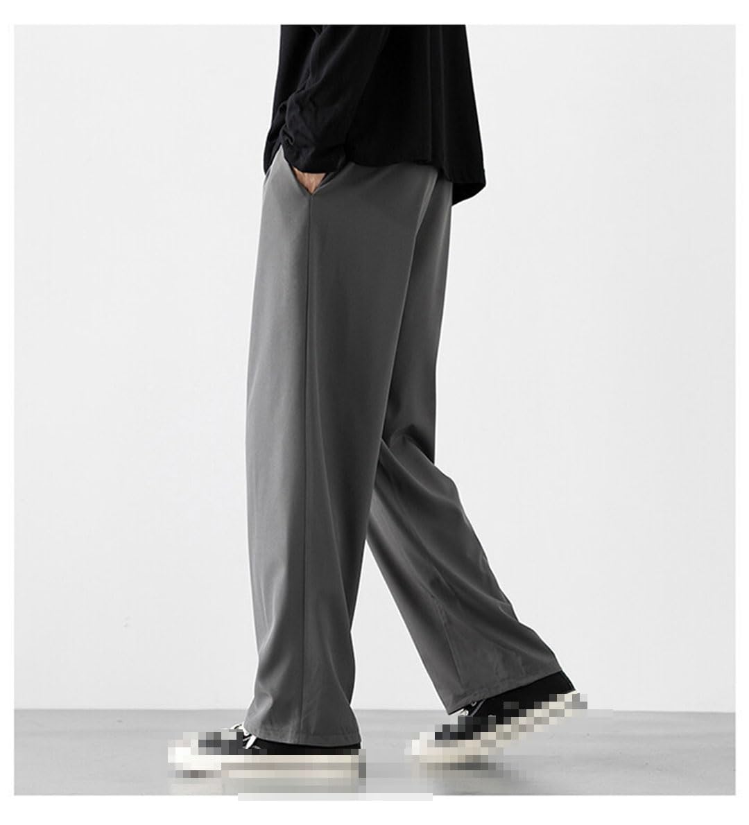 Vogrtcc Pantaloni A Gamba Larga da Uomo Pantaloni Casual da Jogging con Elastico in Vita