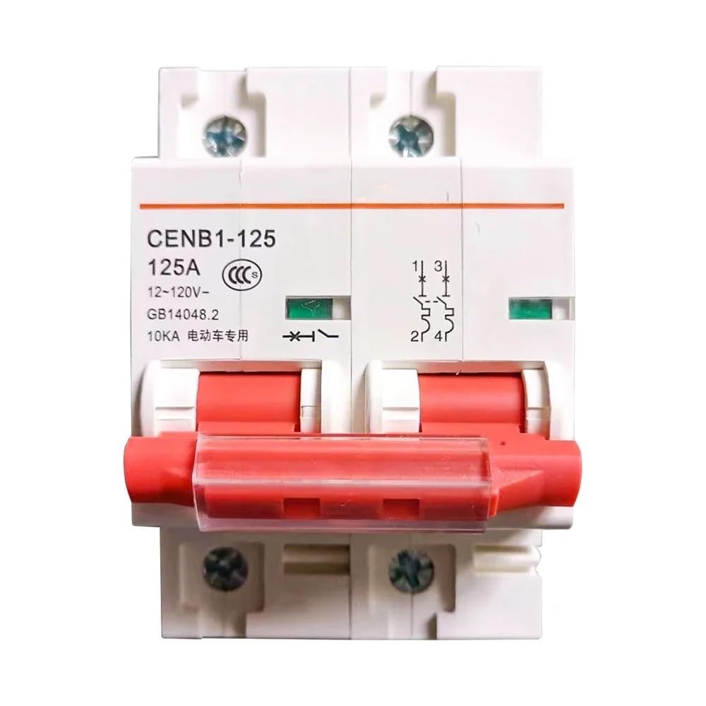 Interruttore automatico, 2P 120 V DC Interruttore batteria Auto Protector Mini Circuit Break(100a)