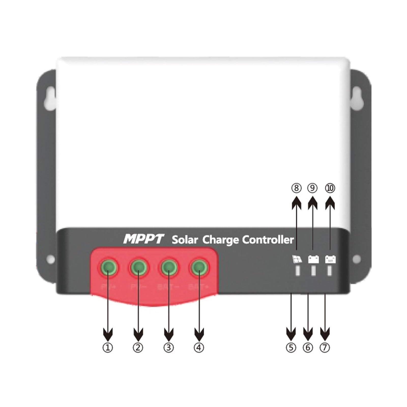 MPPT Regulator Ładowania Słonecznego Maks. 1320 W Wejście 20-50A Słoneczny 12 V 24 Do Baterii Litowej Z BT-2 RM-6 LCD Ptional(50A only controller)