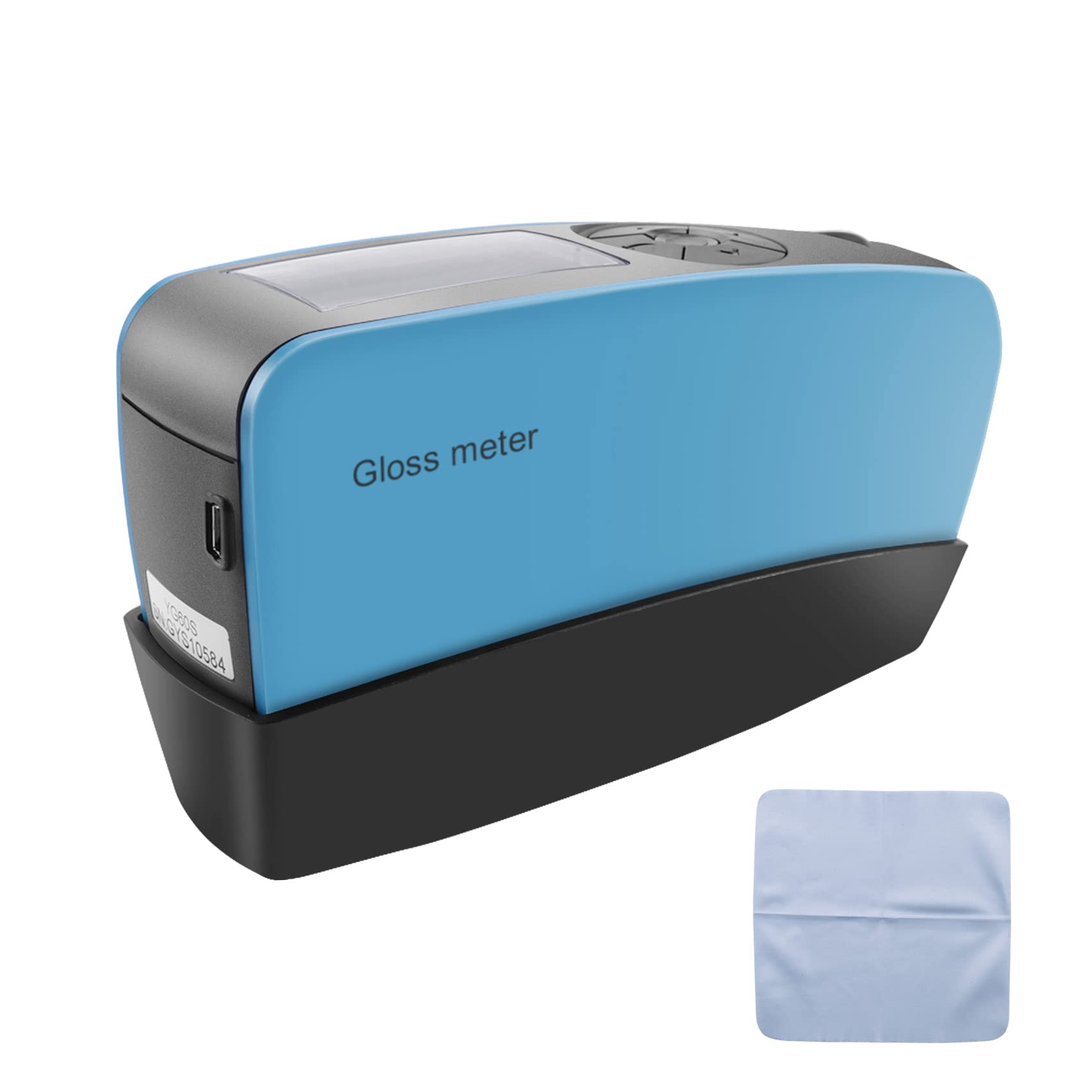 MABSSI YG60S 60 Degree Economic Gloss Meter Glossmeter 0 to 200GU with Auto-Calibration for Paints Ink Ceramic Marble
