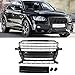 Rejilla Delantera De Coche, Parachoques Delantero De Rejilla, Reemplazo AutomáTico De Rejillas De Radiador para Audi Q5 SQ5 2013-2017(Refit SQ5 Quattro Style) Black