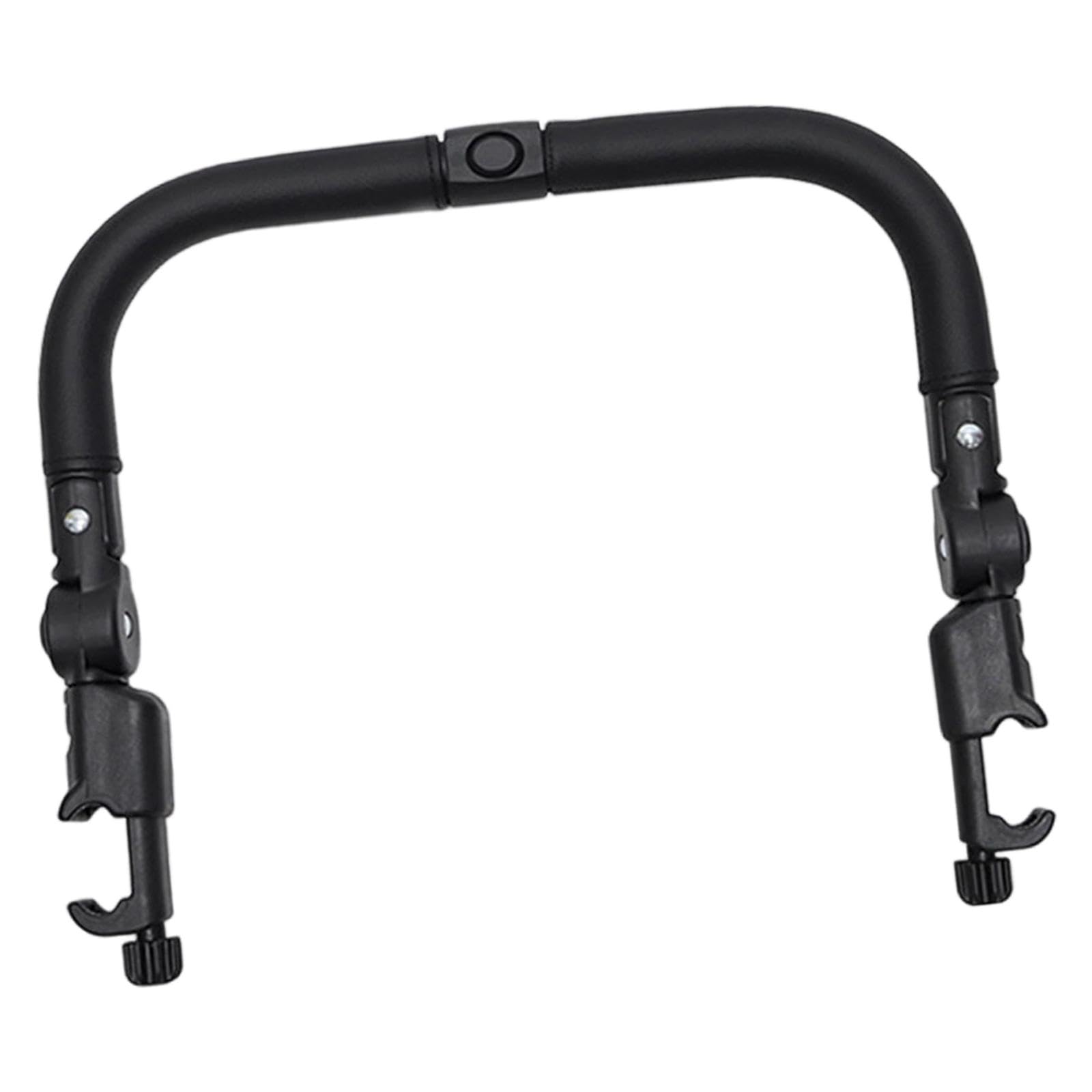 Handlebar Universal Accesorio de Barra de Repuesto para Cochecito Brazo Ajustable en Altura Fácil de Instalar y Limpiar Hecho de PP y Cuero