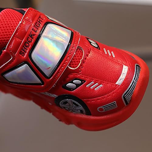 Baby Light Up Shoes Casual Cartoon Car Sneaker Kids Sports Shoes Light Up Shoes for Boys Toddler Girl Tennis Shoes4
