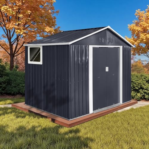LINKHOO 9 x 6.5 Foot Metal Shed