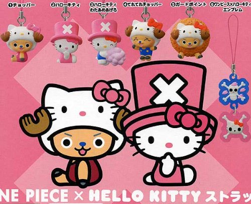 Amazon.co.jp: ONE PIECE × HELLO KITTY ストラップ 【3