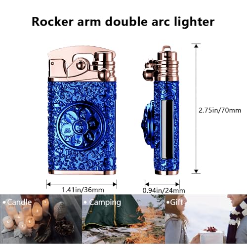 Encendedor eléctrico recargable GADATOP azul miniatura 5